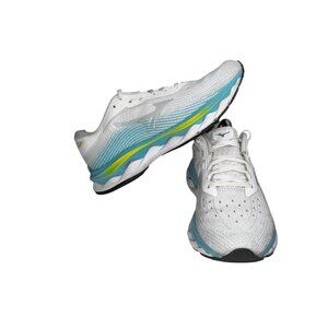 (25136) Saucony Wave Sky 05 Running Shoes Women's Size 8 White Teal Green